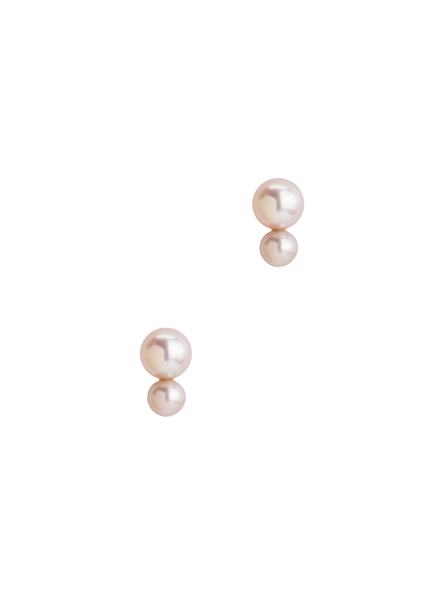 Pila pink pearl earrings